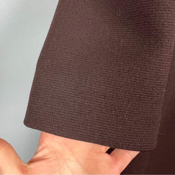 Vintage Stevens Forstmann Brown Coat Mink Fur Collar Union Made ILGWU 1950 1960 - Picture 4 of 13